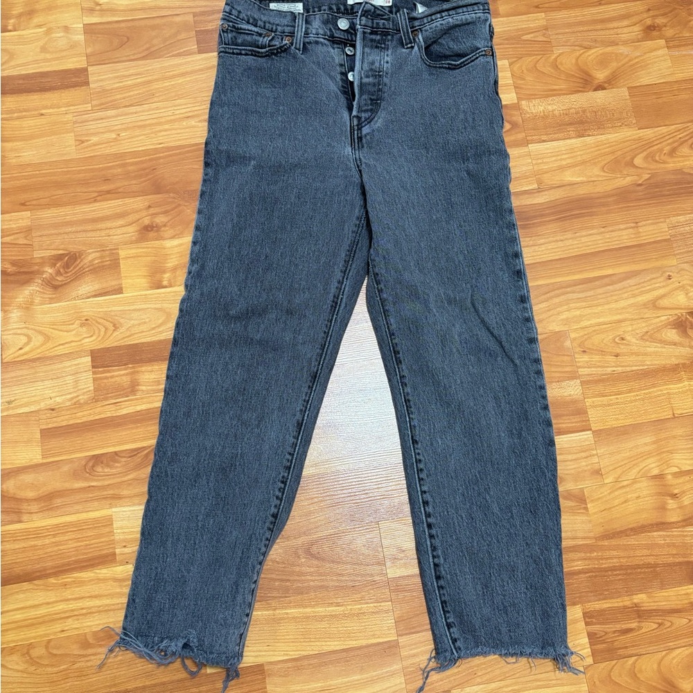 Levi’s High-Waist Black Women's Jeans with Button Fly